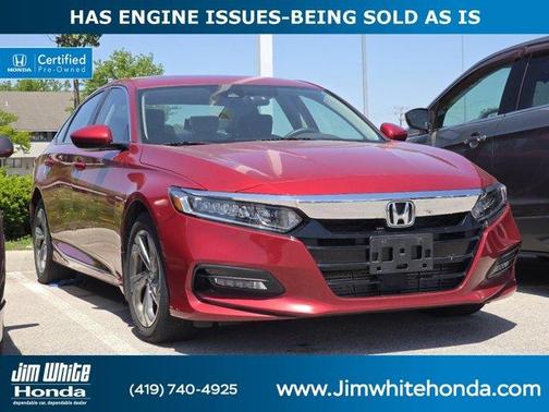 San Marino Red 2018 Honda Accord EX