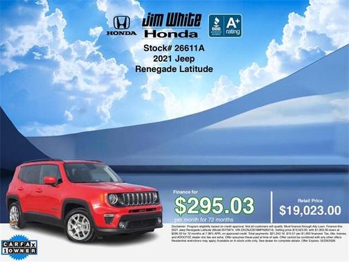 2021 Jeep Renegade Latitude