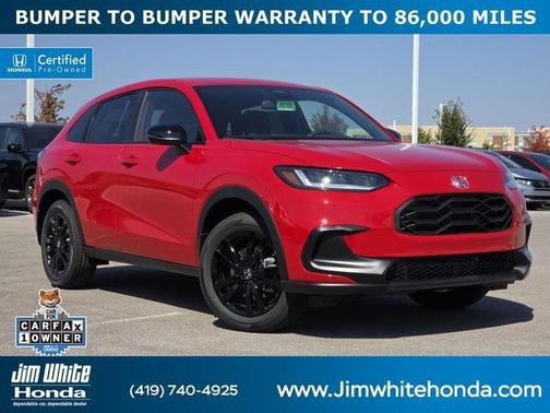 Milano Red 2026 Honda HR-V Sport