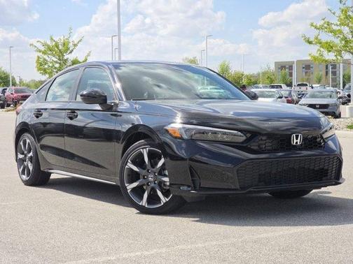 Black 2026 Honda Civic Hybrid Sport Touring