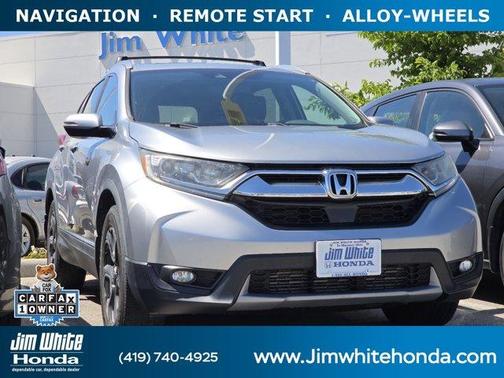 Diamond White Pearl 2017 Honda CR-V EX-L