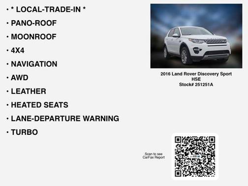 2016 Land Rover Discovery Sport HSE