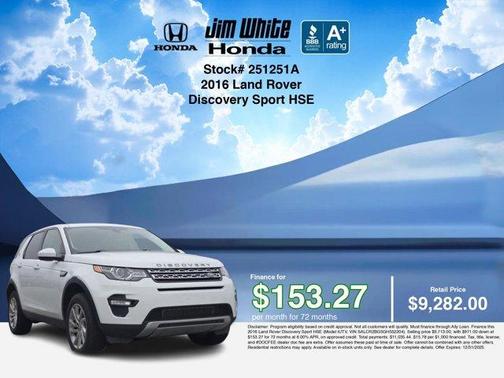 2016 Land Rover Discovery Sport HSE