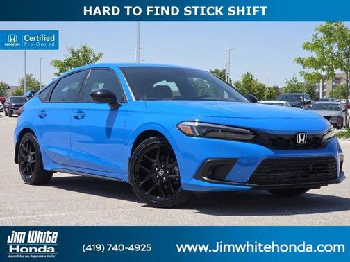 Blue Pearl 2024 Honda Civic Sport