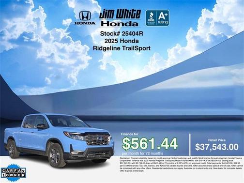 2025 Honda Ridgeline TrailSport