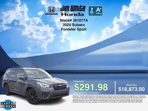 Magnetite Gray Metallic 2020 Subaru Forester Sport