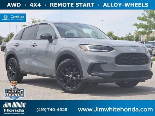 Urban Gray Pearl 2024 Honda HR-V Sport