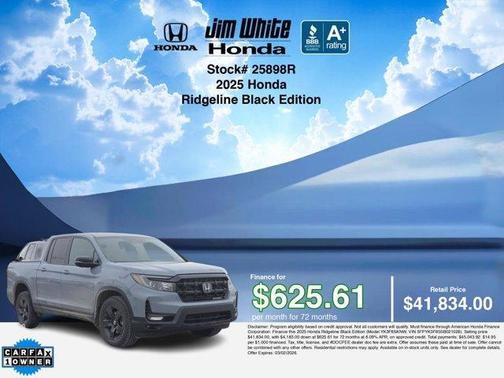 2025 Honda Ridgeline Black Edition