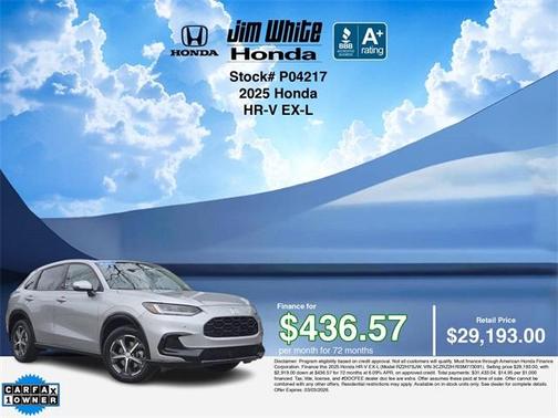 2025 Honda HR-V EX-L