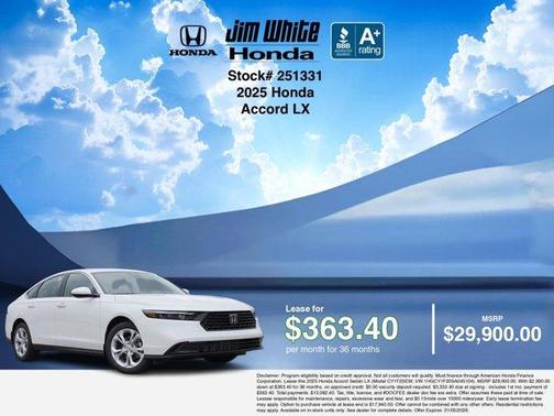 2025 Honda Accord LX