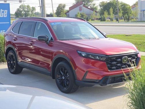 Radiant Red Metallic 2024 Honda CR-V Hybrid Sport