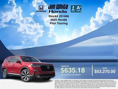 2025 Honda Pilot Touring