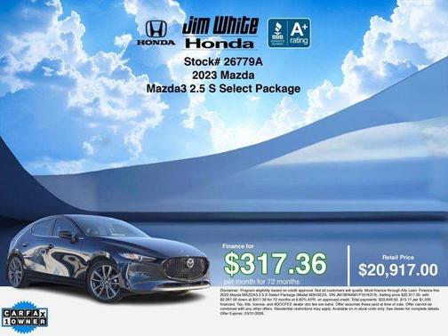 2023 Mazda Mazda3 FWD w/Select Package