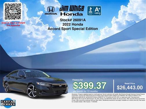 2022 Honda Accord 