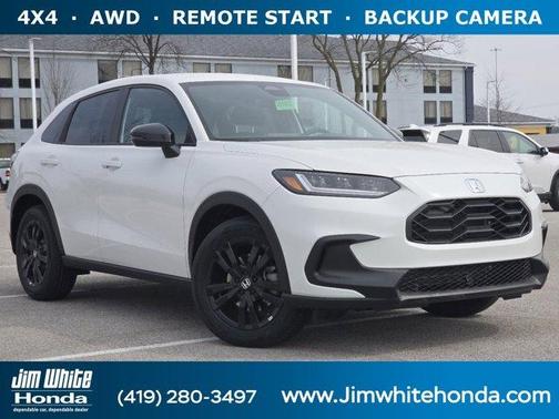 Platinum White Pearl 2026 Honda HR-V Sport