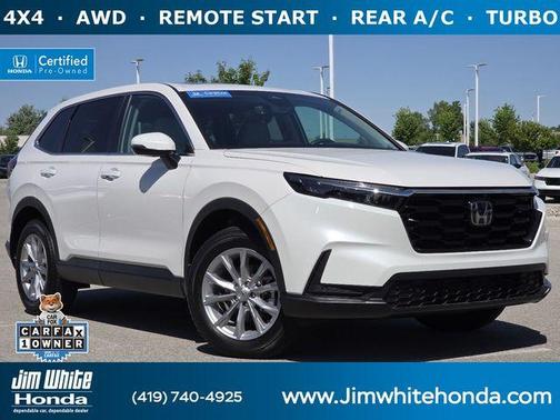 Platinum White Pearl 2023 Honda CR-V EX-L