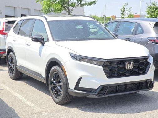 Platinum White Pearl 2026 Honda CR-V Hybrid Sport