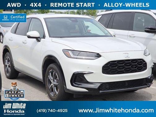 Platinum White Pearl 2023 Honda HR-V EX-L