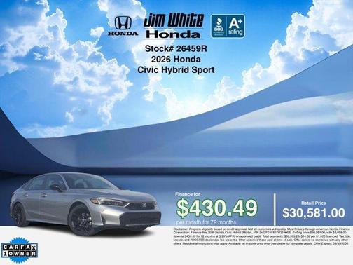 2026 Honda Civic Hybrid 