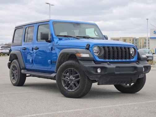 Hydro Blue Pearlcoat 2024 Jeep Wrangler Sport