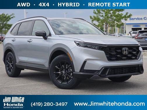 Solar Silver Metallic 2026 Honda CR-V Hybrid Sport-L