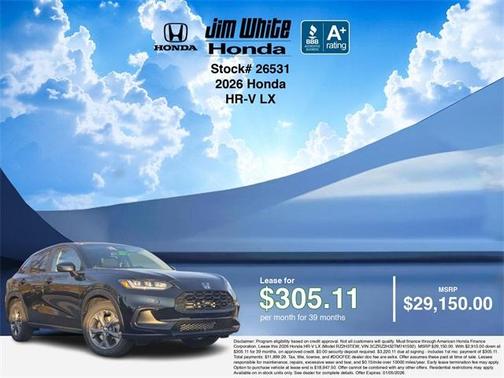 2026 Honda HR-V LX