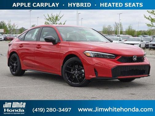 Rallye Red 2026 Honda Civic Hybrid Sport
