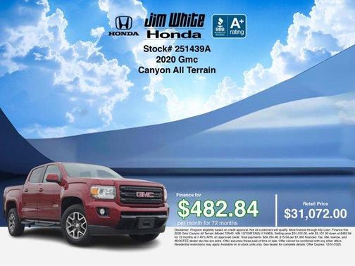 2020 GMC Canyon All Terrain
