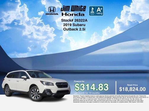 2019 Subaru Outback 2.5i Touring