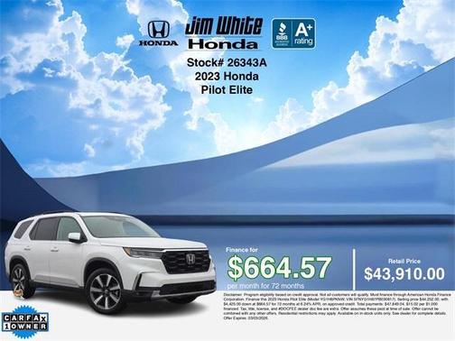2023 Honda Pilot Elite