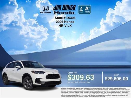 2026 Honda HR-V LX
