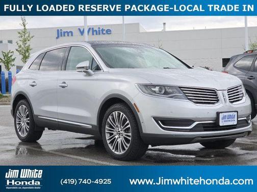 White Platinum Clearcoat Metallic 2017 Lincoln MKX Reserve