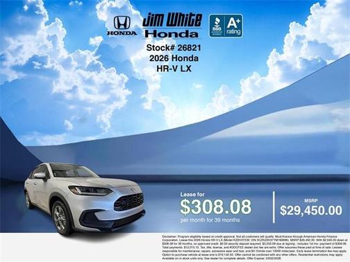 2026 Honda HR-V LX