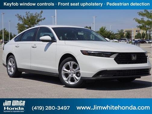 Platinum White Pearl 2026 Honda Accord LX