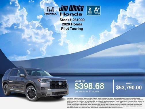 Modern Steel 2026 Honda Pilot Touring S