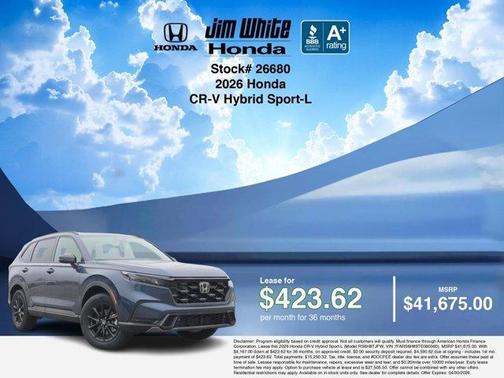 2026 Honda CR-V Hybrid Sport-L