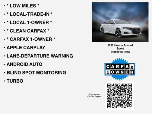 2022 Honda Accord Sport 1.5T