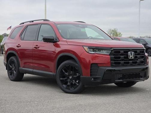 Radiant Red Metallic II 2026 Honda Pilot Black Edition