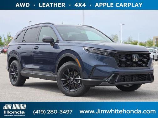 Blue 2026 Honda CR-V Hybrid Sport