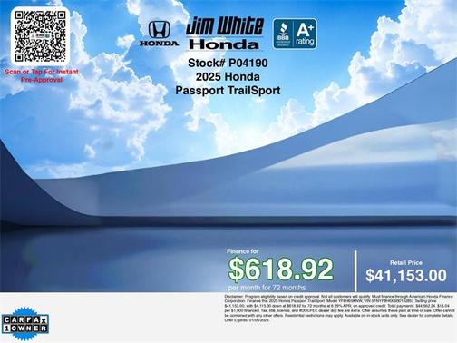 2025 Honda Passport 