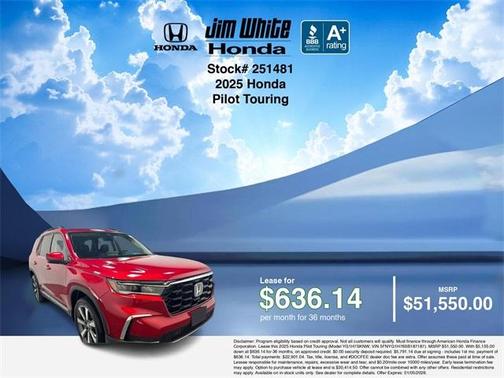 2025 Honda Pilot Touring
