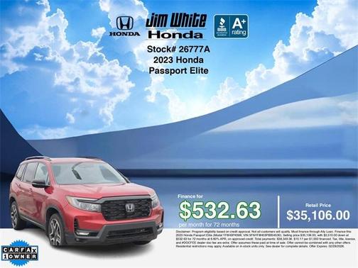 2023 Honda Passport Elite