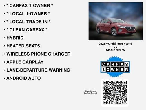 2022 Hyundai IONIQ Hybrid SE