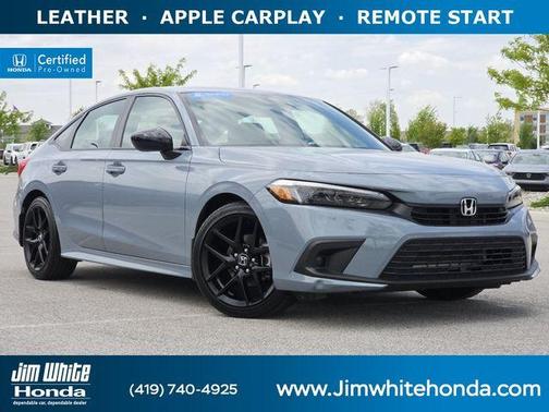 Sonic Gray Pearl 2024 Honda Civic Sport