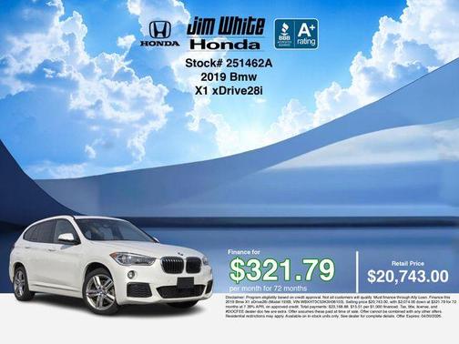 2019 BMW X1 xDrive28i