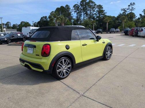 Yellow 2022 MINI Convertible Cooper S