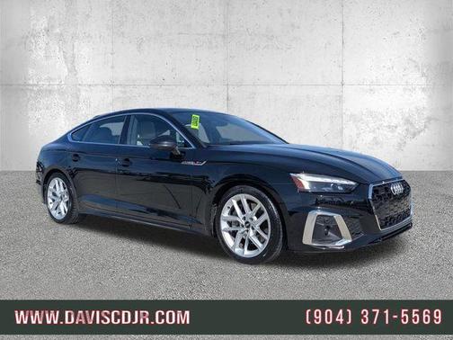 Mythos Black Metallic 2024 Audi A5 Sportback 45 S line quattro Premium