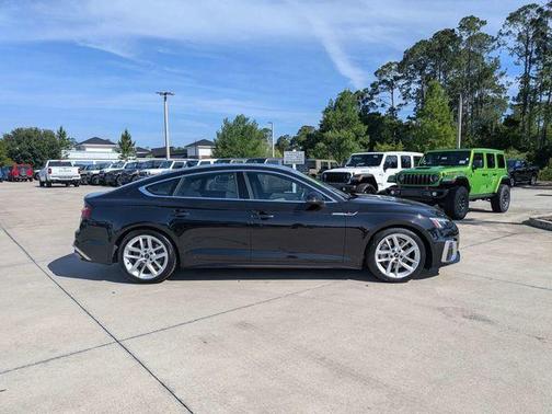 Mythos Black Metallic 2024 Audi A5 Sportback 45 S line quattro Premium