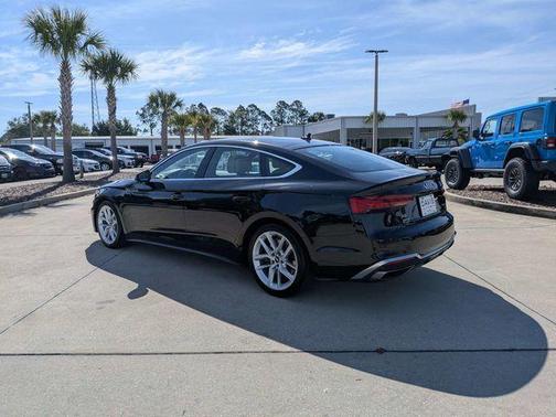 Mythos Black Metallic 2024 Audi A5 Sportback 45 S line quattro Premium