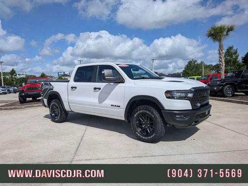 Bright White Clearcoat 2025 RAM 1500 Rebel